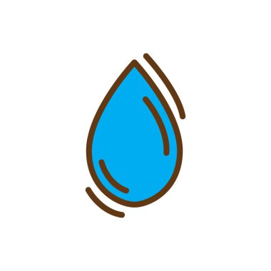 Basit grafik simgesi vektör illüstrasyonu