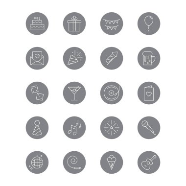 Basit grafik simgesi vektör illüstrasyonu