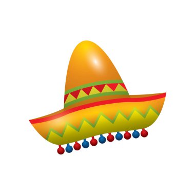 Meksika vektör illüstrasyonu, simge ögesi arkaplanı