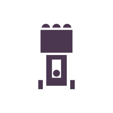 Web sitesi, vektör illüstrasyonu için düz simge 