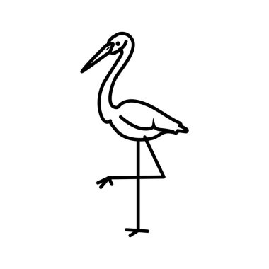 Beyaz arkaplanda hayvan simgesi 