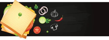 Vektör illüstrasyonu, simge ögesi arkaplanı