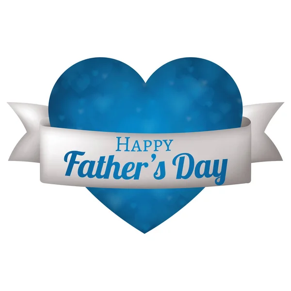 Fathers Day Card Vector Illustration — Stock Vector