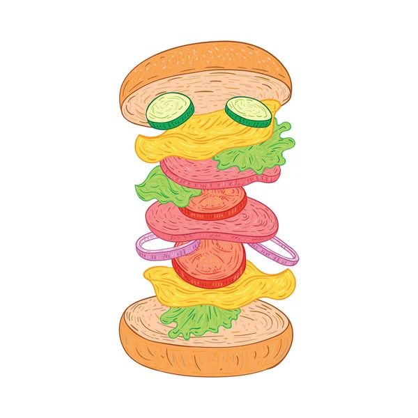 Icono Alimentos Vector Ilustración — Archivo Imágenes Vectoriales