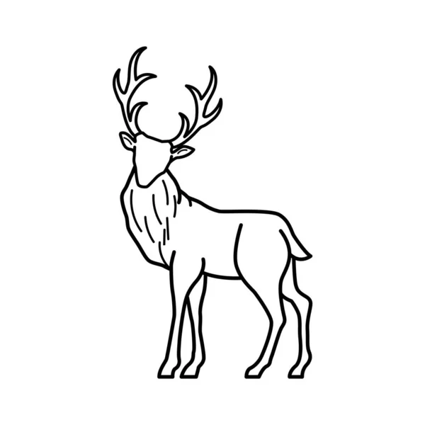 Animal Icon White Background — Stock Vector