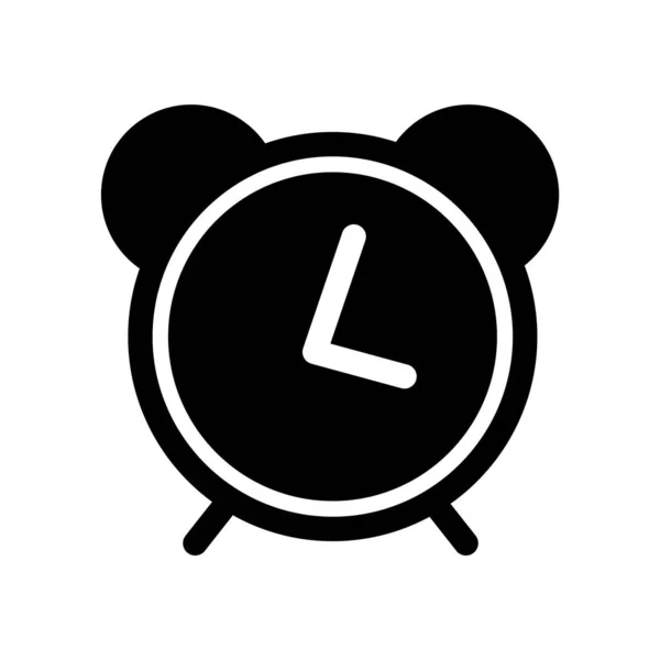 Plantilla Vectorial Del Icono Del Tiempo Ilustración Del Reloj — Vector de stock