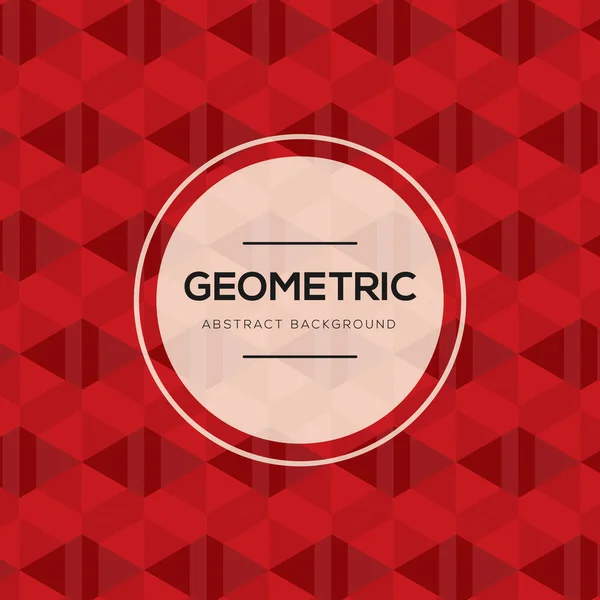 Abstrakter Geometrischer Hintergrund Vektorillustration — Stockvektor