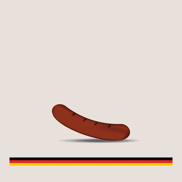 Germany Concept Icône Vectoriel Illustration — Image vectorielle