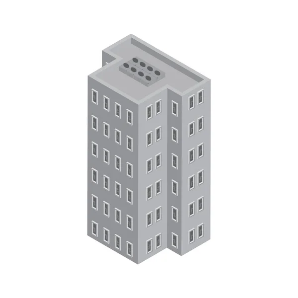 Gebäude Vektor Illustration Symbol Element Hintergrund — Stockvektor