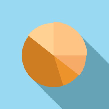 Basit grafik simgesi vektör illüstrasyonu