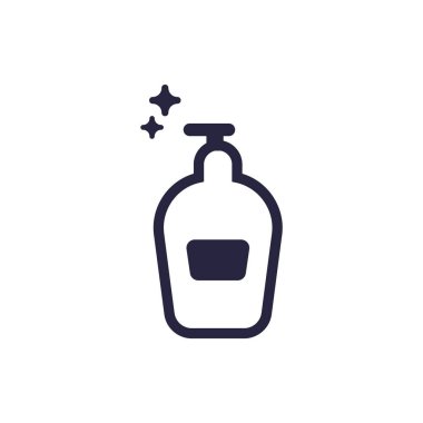 Tasarımınız için temizleme simgesinin vektör şablonu