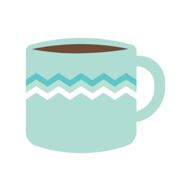 Kahve teması için renkli vektör illüstrasyonu