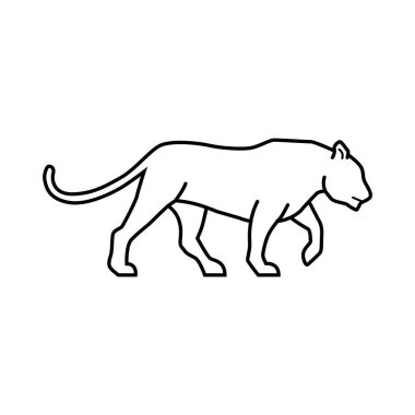 Beyaz arkaplanda hayvan simgesi 