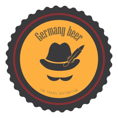 Bir Almanya 'nın vektör illüstrasyonu 