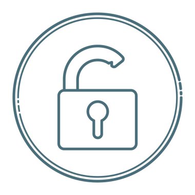 vektör illüstrasyonunu kilitle, simge ögesi arkaplanı