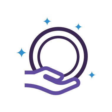 Vektör illüstrasyonu, simge ögesi arkaplanı