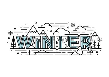 Basit grafik vektör illüstrasyonu