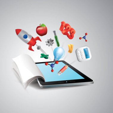 Vektör illüstrasyonu, simge ögesi arkaplanı