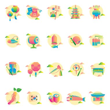 Vektör illüstrasyonu, simge ögesi arkaplanı