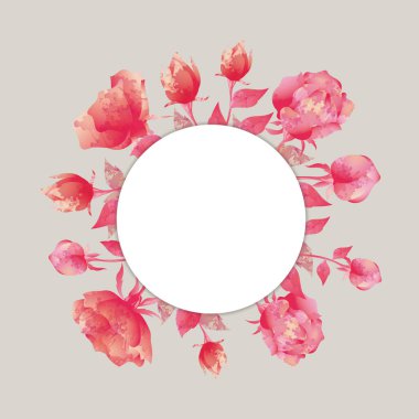 düğün davetiyesi vektör illüstrasyonu 