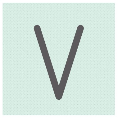 Basit grafik simgesi vektör illüstrasyonu