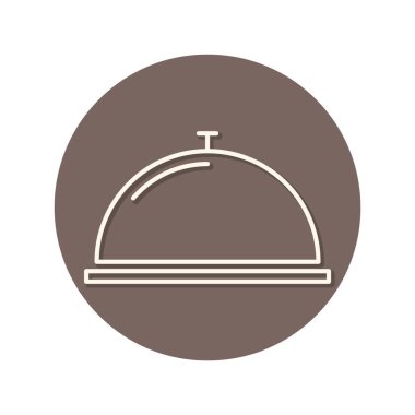 Web sitesi, vektör illüstrasyonu için düz simge 