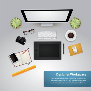 Basit grafik vektör illüstrasyonu