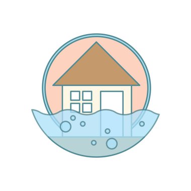 Vektör illüstrasyonu, simge ögesi arkaplanı