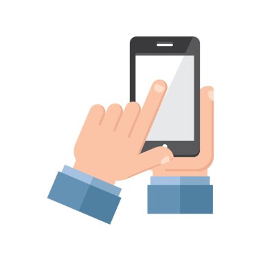 akıllı telefon vektör çizimi, simge ögesi arkaplanı