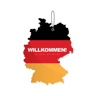 Bir Almanya 'nın vektör illüstrasyonu 