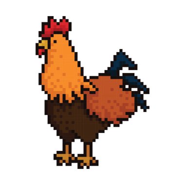 tavuk vektör illüstrasyonu, simge ögesi arkaplanı