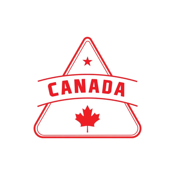 Feliz Día Canadá Ilustración Vector Ilustración — Archivo Imágenes Vectoriales