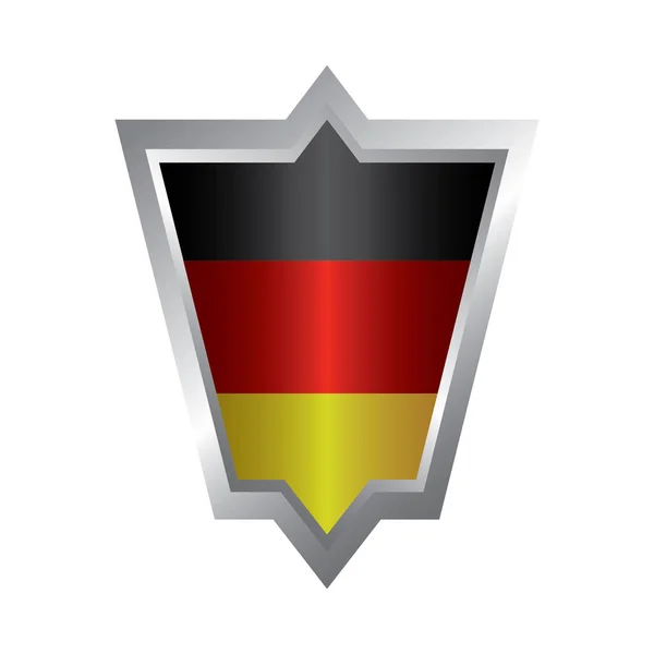 Ilustración Vectorial Una Alemania Simbólica — Vector de stock