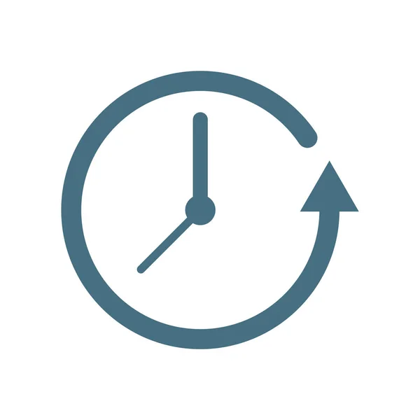 Modelo Vetor Ícone Tempo Ilustração Relógio — Vetor de Stock