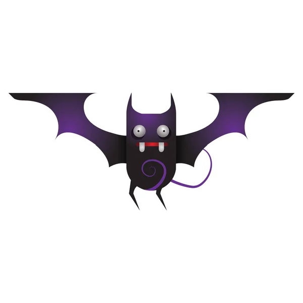 Illustration Vectorielle Chauve Souris Fond Élément Icône — Image vectorielle