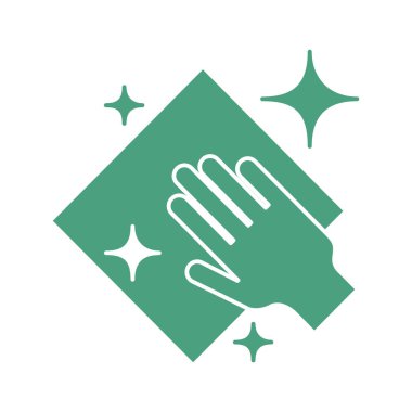 temizleme vektörü illüstrasyonu, simge ögesi arkaplanı