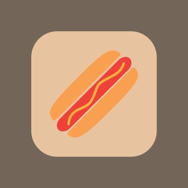 Web sitesi, vektör illüstrasyonu için düz simge 