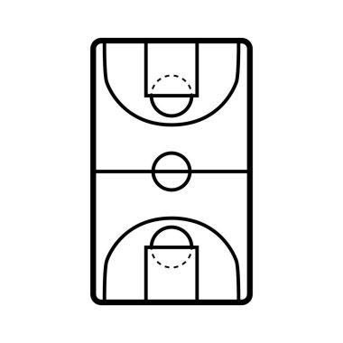 Simgeli basit biçimlendirilmiş pankart, vektör illüstrasyonu