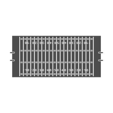 Basit grafik simgesi vektör illüstrasyonu 