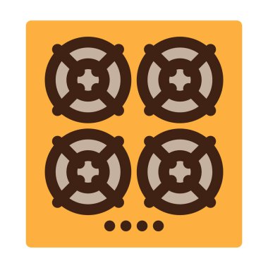 Vektör illüstrasyonu, simge ögesi arkaplanı