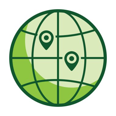 Vektör illüstrasyonu, simge ögesi arkaplanı