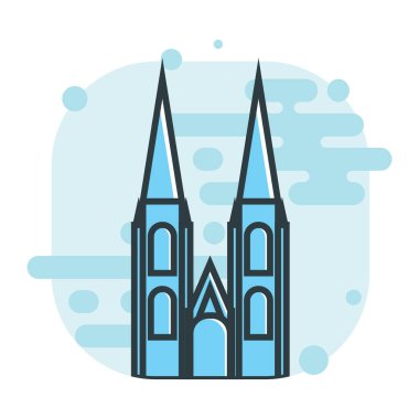 Web sitesi, vektör illüstrasyonu için düz simge 