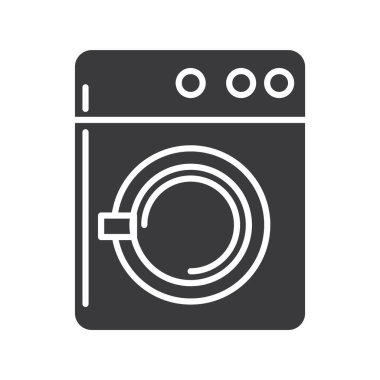 Tasarımınız için temizleme simgesinin vektör şablonu