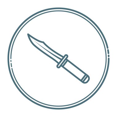 bıçak vektör illüstrasyonu, simge element arkaplanı