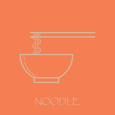 yiyecek konsepti arka plan, modern vektör illüstrasyonu 