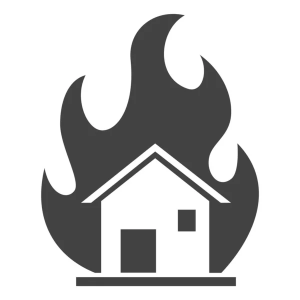 Feuer Vektor Illustration Icon Element Hintergrund — Stockvektor