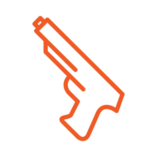 Gun Vector Illustration Icon Element Background — Stock Vector