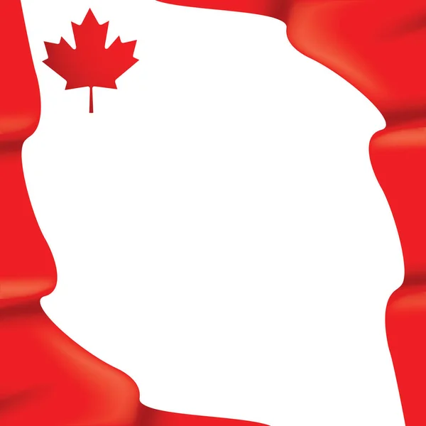 Boldog Kanada Napi Illusztráció Vektor Illusztráció — Stock Vector