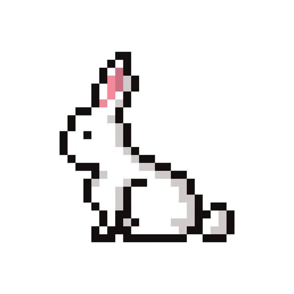 ウサギのベクターイラストアイコン要素背景 — ストックベクタ