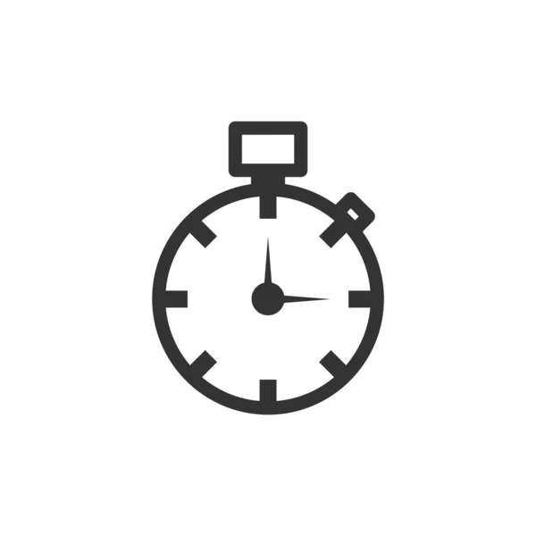 Plantilla Vectorial Del Icono Del Tiempo Ilustración Del Reloj — Archivo Imágenes Vectoriales